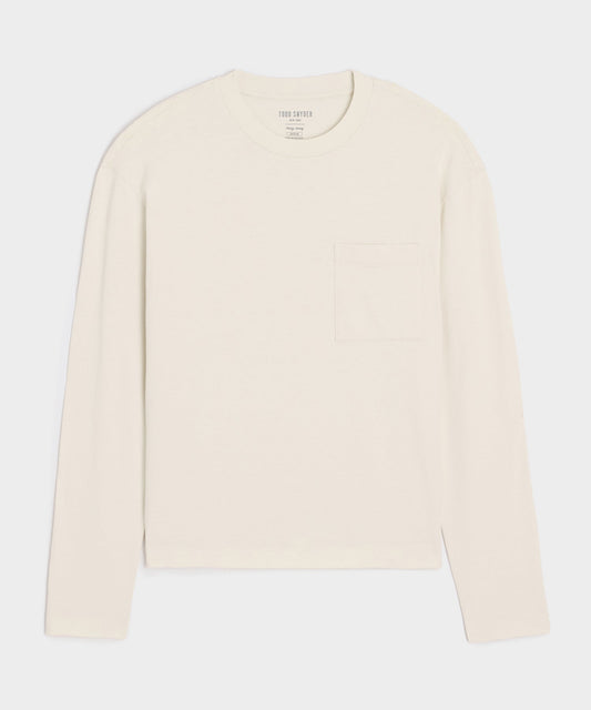 Boxy Jersey Tee - Chalk
