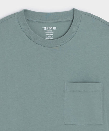 Boxy Jersey Tee - Dusty Horizon