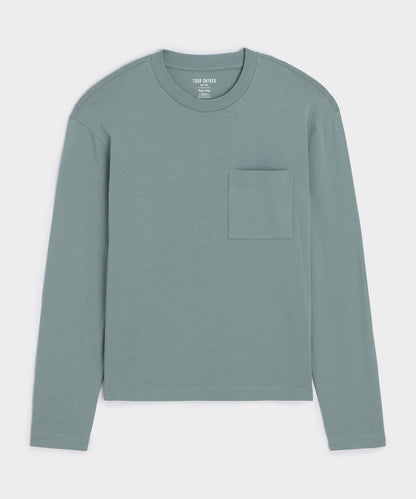 Boxy Jersey Tee - Dusty Horizon