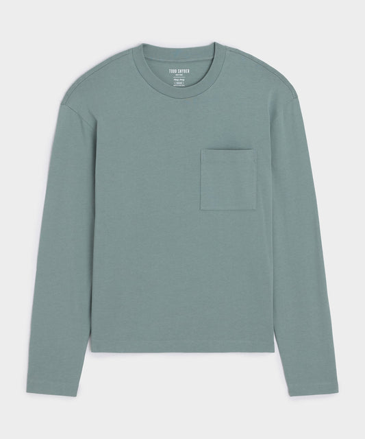 Boxy Jersey Tee - Dusty Horizon