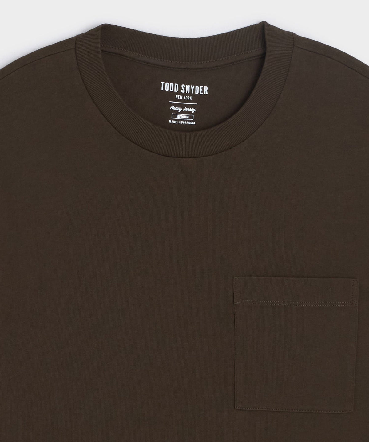 Boxy Jersey Tee - Espresso Bean