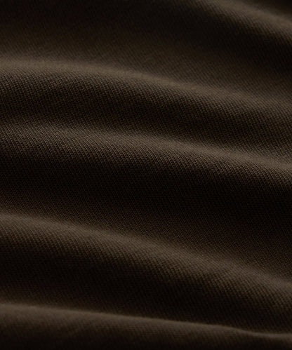 Boxy Jersey Tee - Espresso Bean