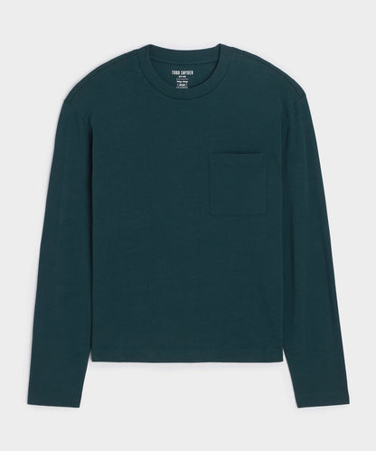 Boxy Jersey Tee - Library Ink