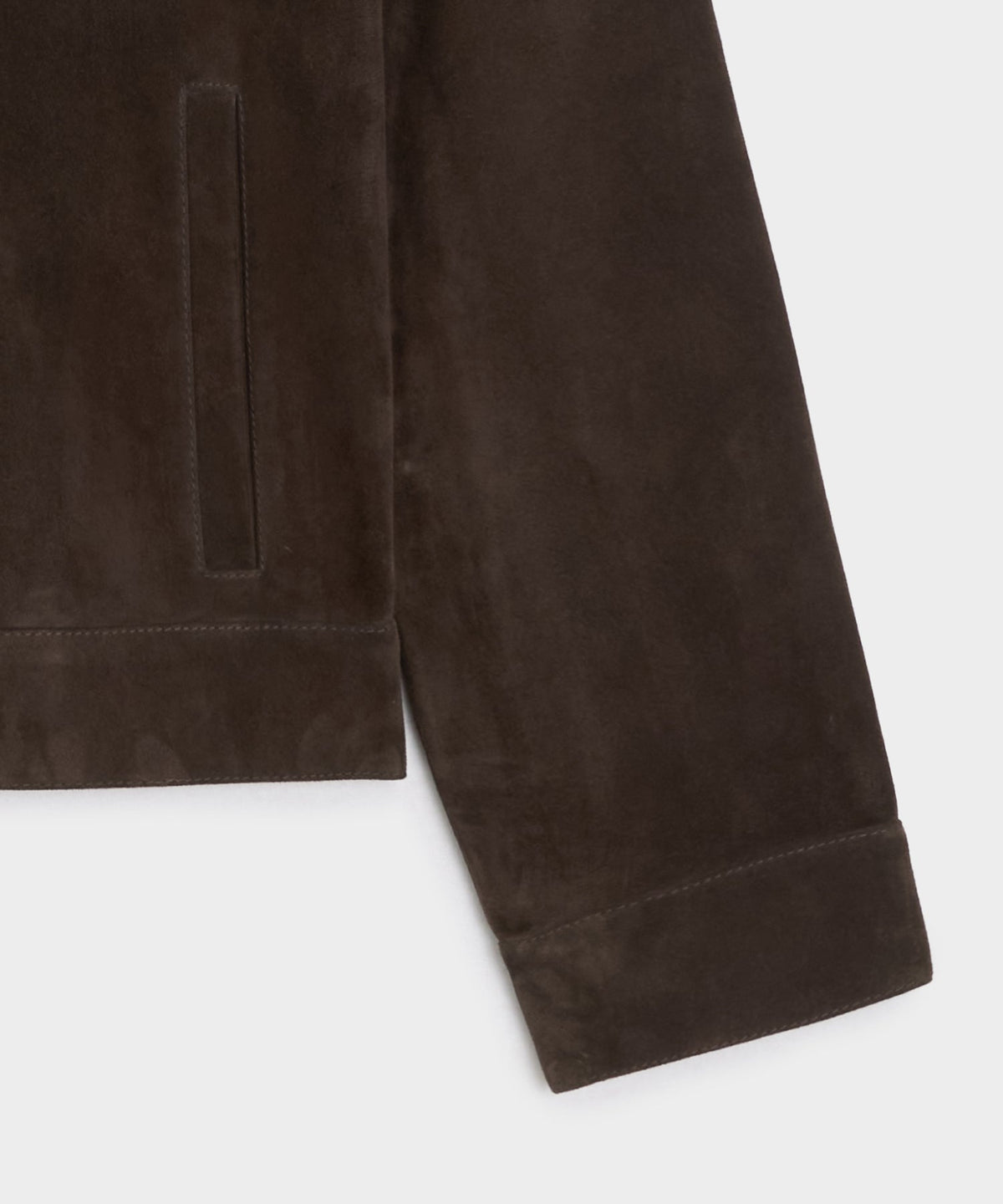 Italian Suede Dylan Jacket - Espresso