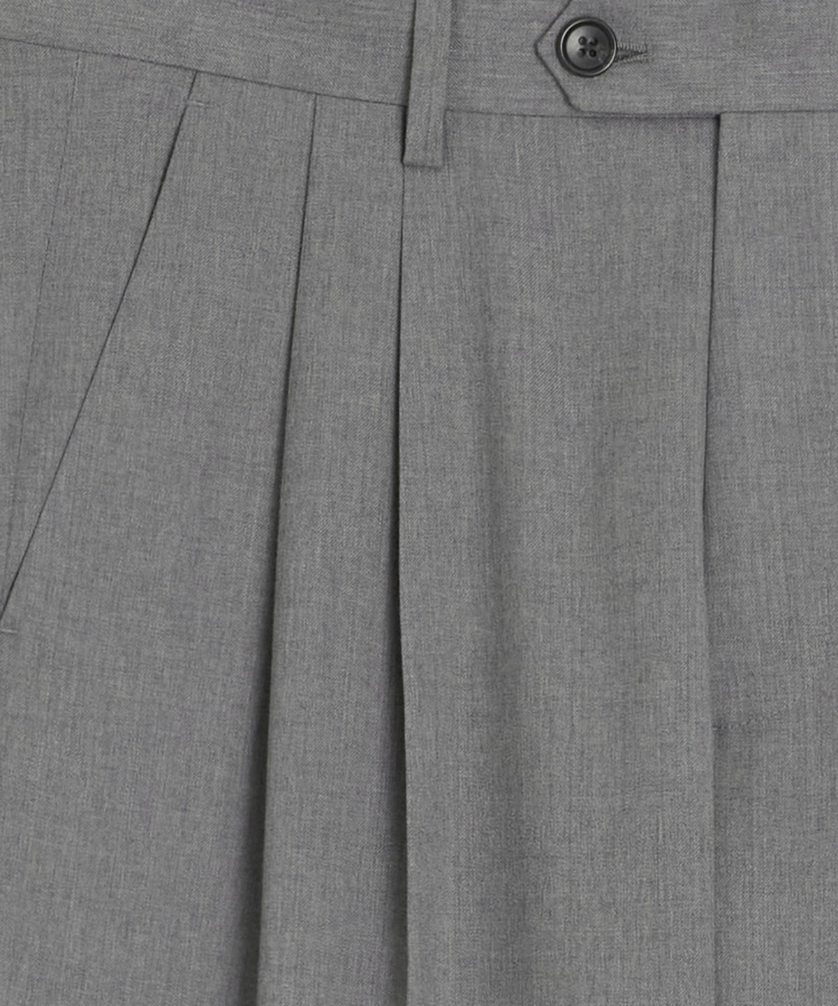 Italian Gabardine Wythe Trouser - Light Grey
