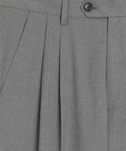 Italian Gabardine Wythe Trouser - Light Grey