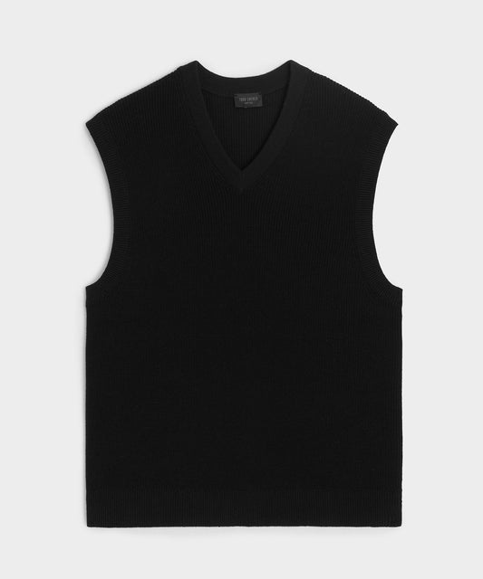Beechwood Sweater Vest - Black