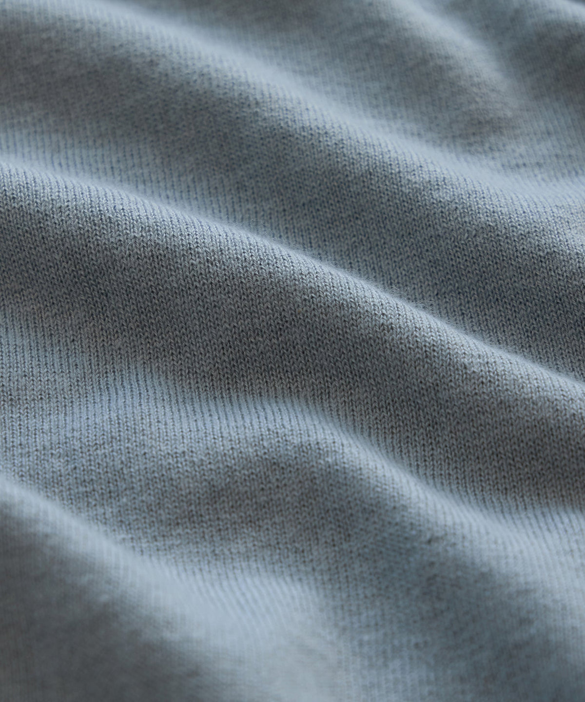Silk-Cashmere Crewneck Sweater - Dusty Blue