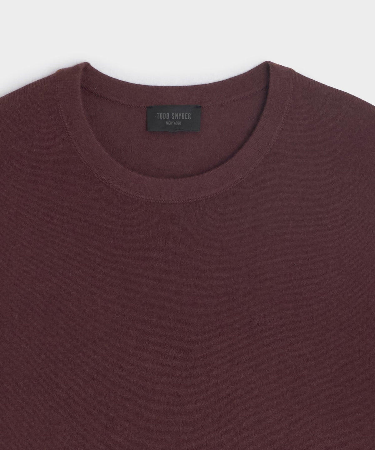 Silk-Cashmere Crewneck Sweater - Raisin