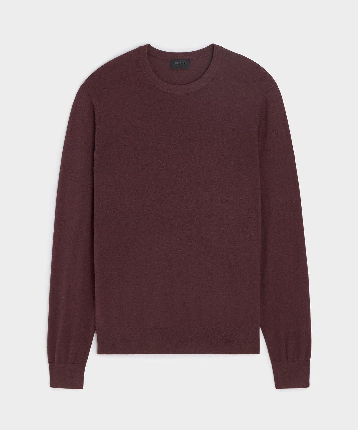 Silk-Cashmere Crewneck Sweater - Raisin