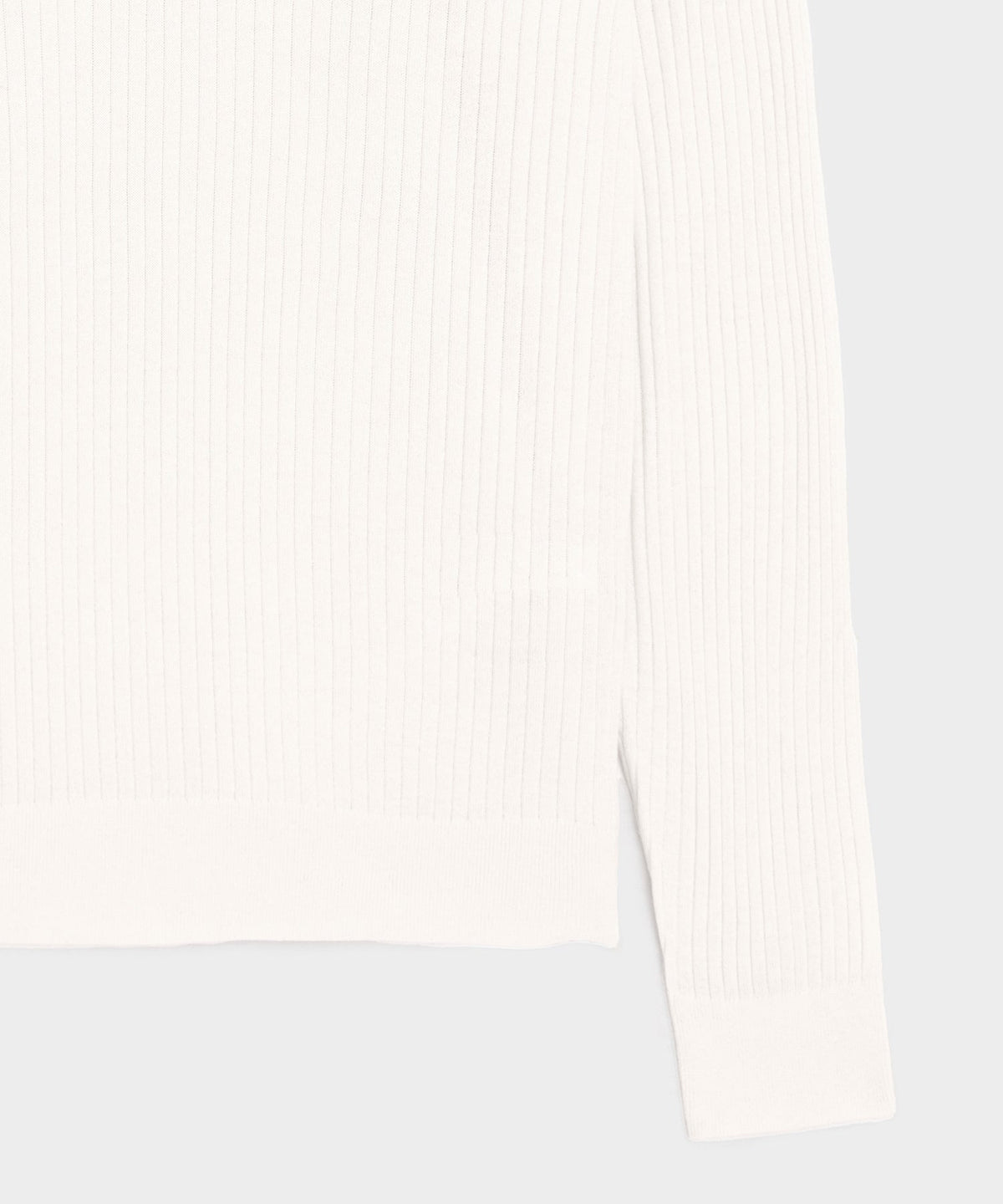Silk-Cashmere Ribbed Montauk Sweater Polo - Bisque