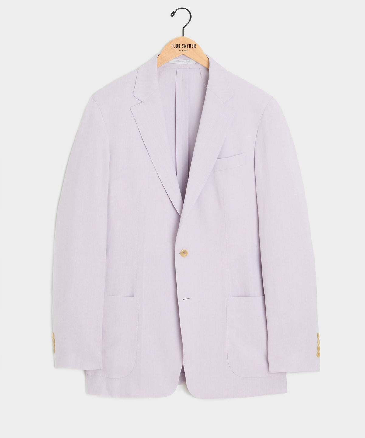 Italian Sueded Linen Sport Coat - French Lilac