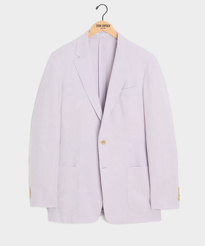Italian Sueded Linen Sport Coat - French Lilac