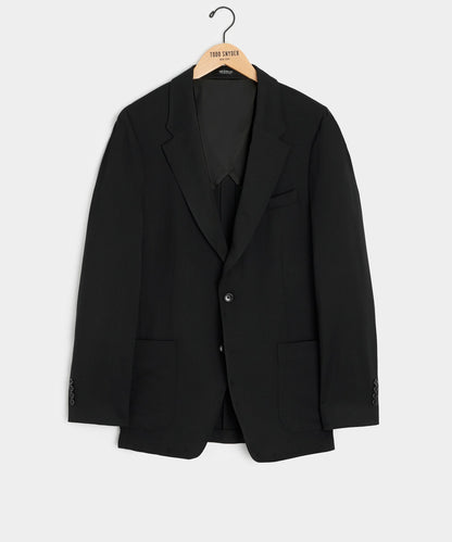 Italian Gabardine Madison Jacket - Black