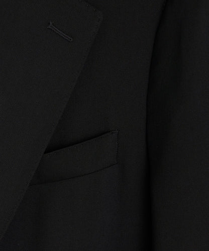 Italian Gabardine Madison Jacket - Black