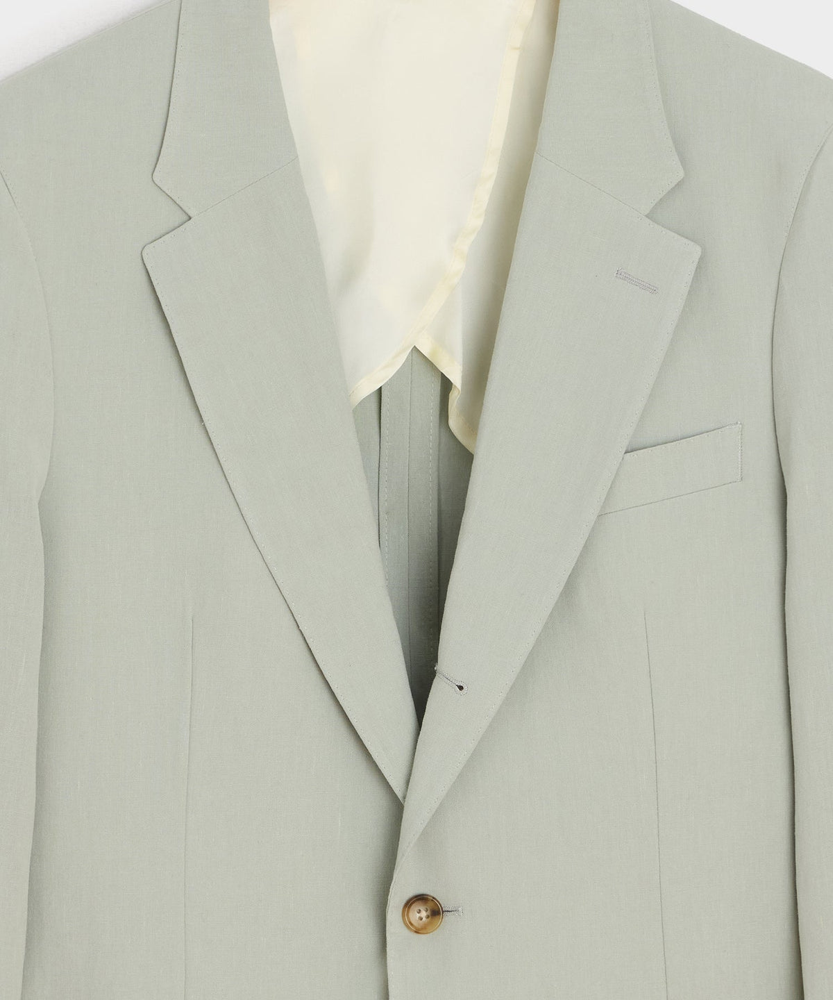 Italian Sueded Linen Madison Jacket - Silver Lake