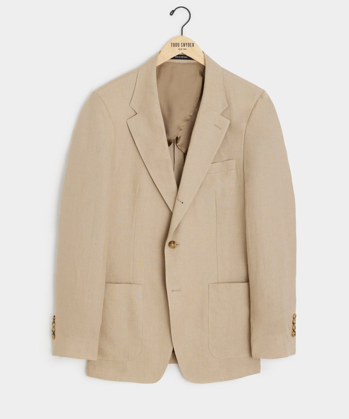 Italian Linen Madison Jacket - Beige