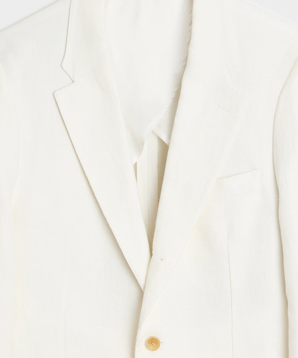 Italian Linen Madison Jacket - White