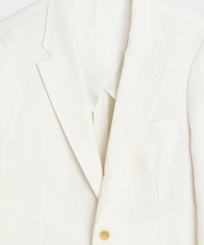 Italian Linen Madison Jacket - White
