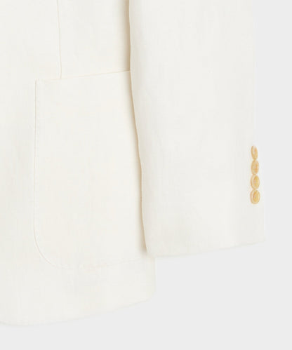 Italian Linen Madison Jacket - White
