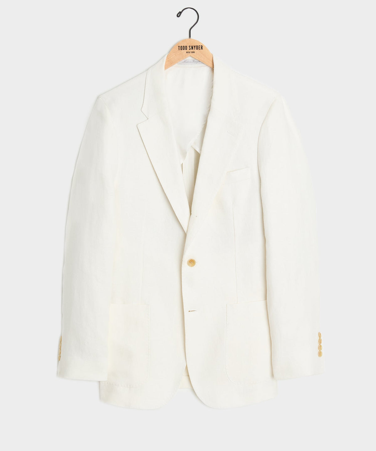 Italian Linen Madison Jacket - White