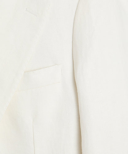 Italian Linen Madison Jacket - White