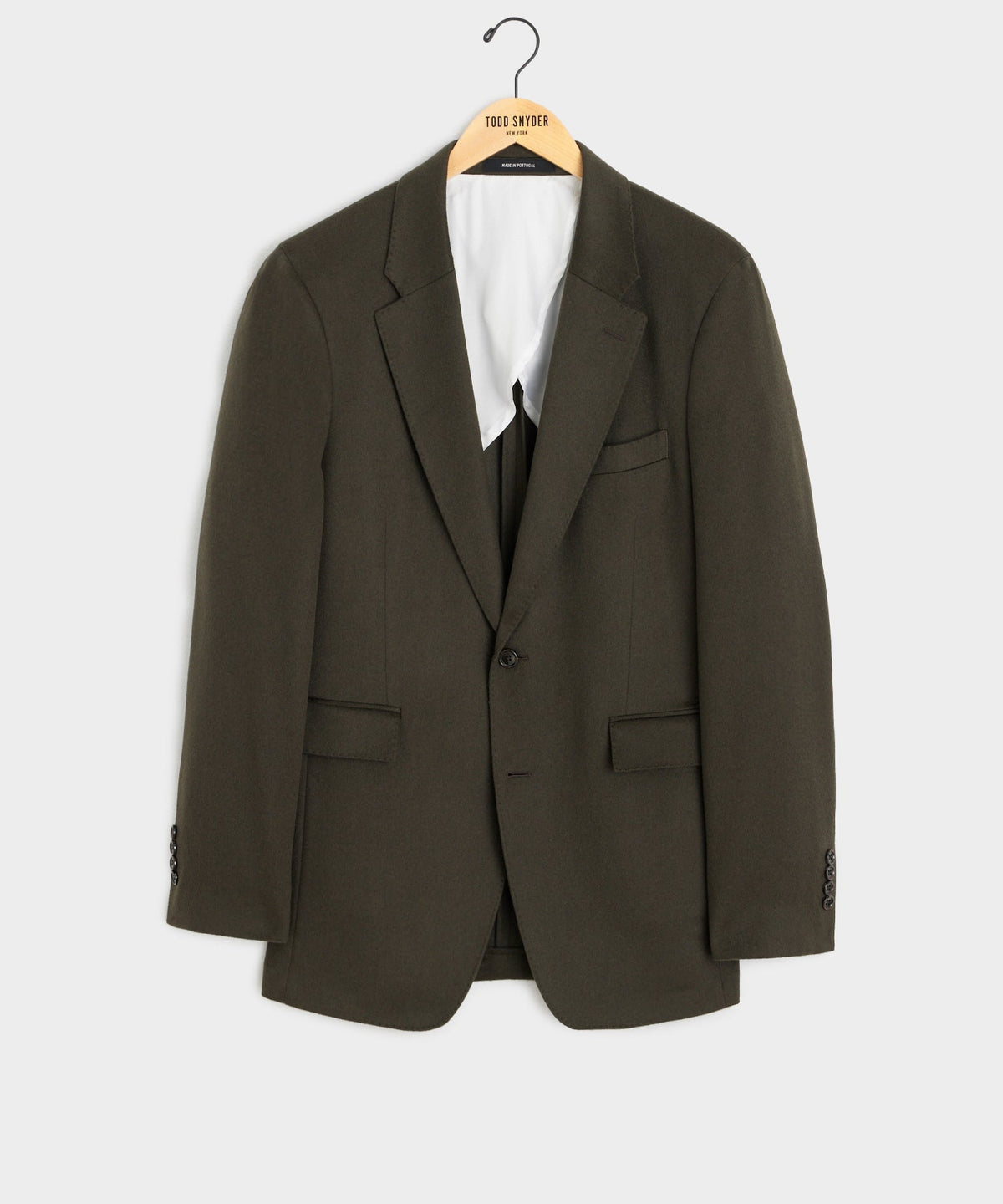 Italian Cashmere Sutton Jacket - Snyder Olive