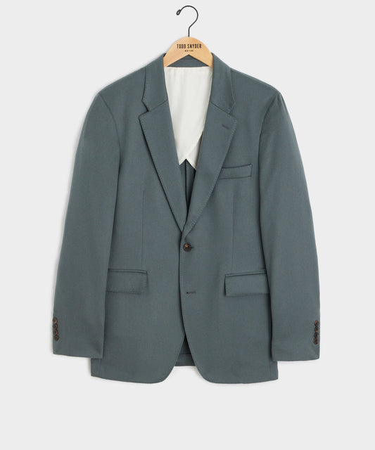 Italian Cashmere Sutton Jacket - Slate Blue