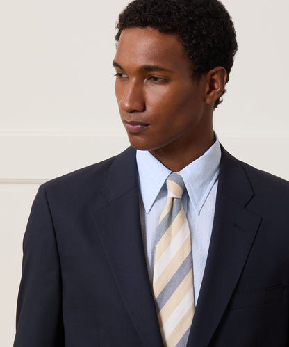 Italian Tropical Wool Sutton Jacket - Navy