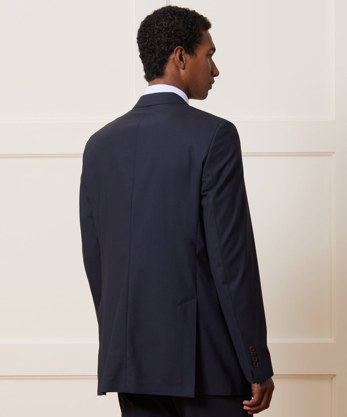 Italian Tropical Wool Sutton Jacket - Navy