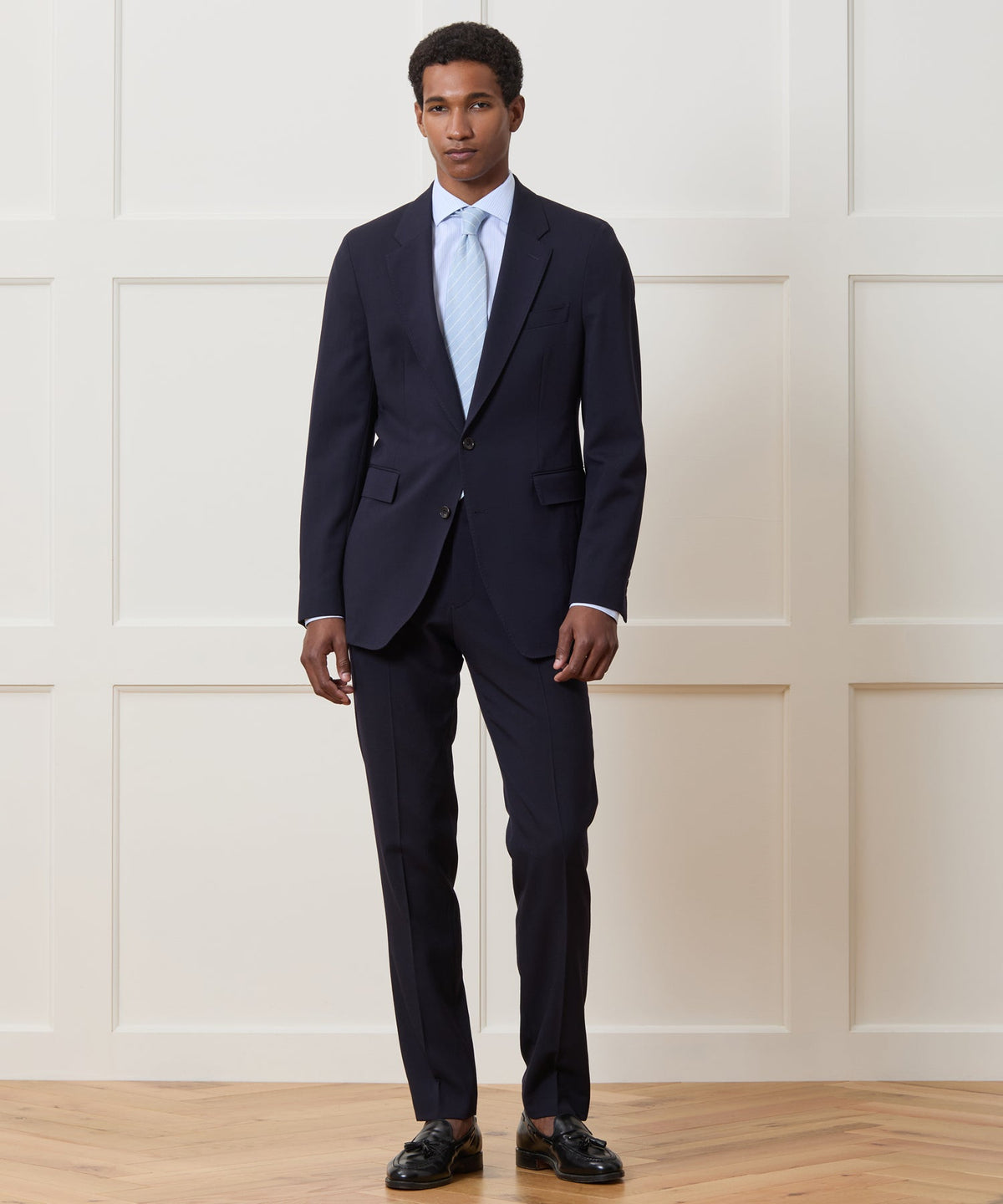 Italian Gabardine Sutton Jacket - Navy