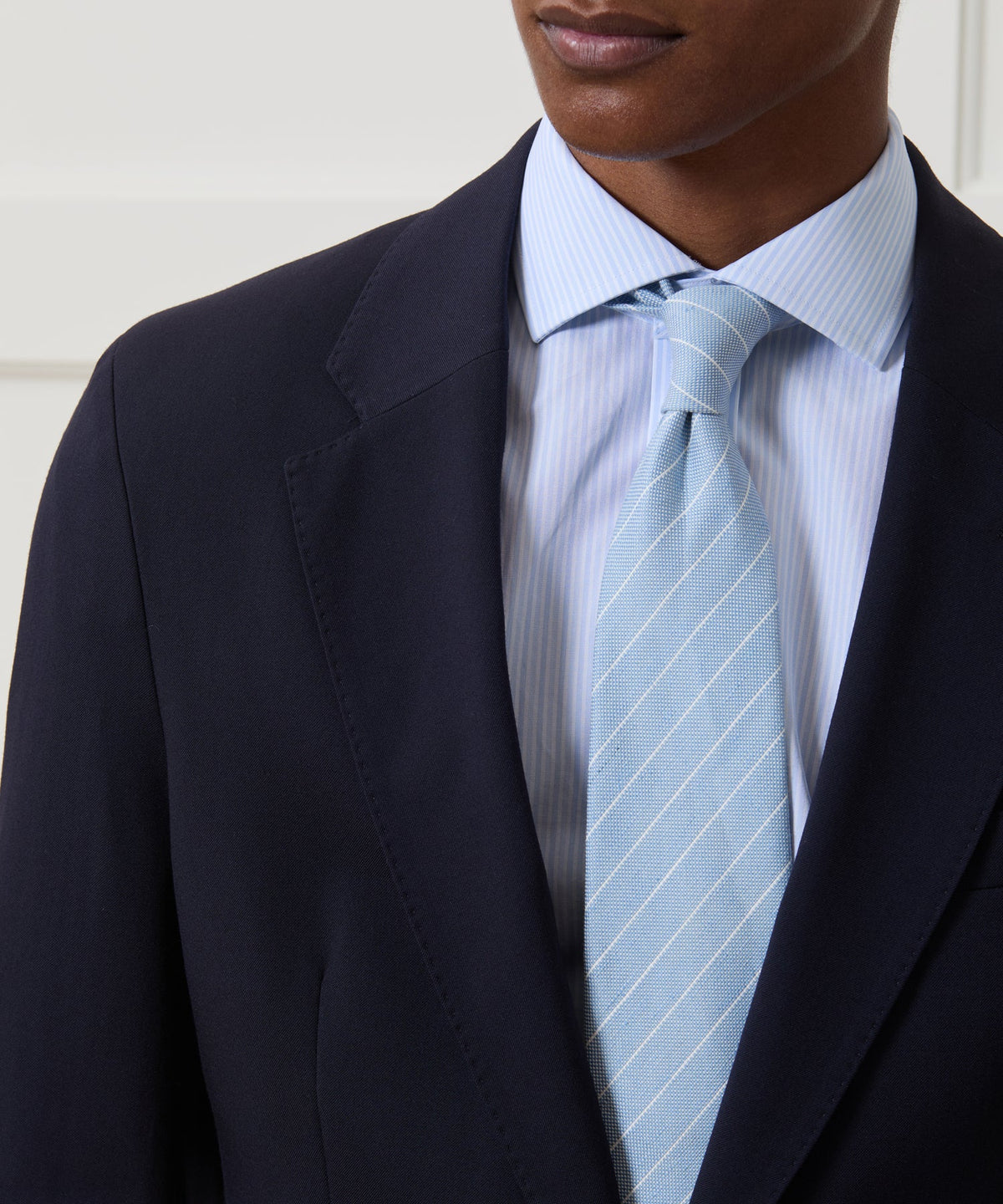 Italian Gabardine Sutton Jacket - Navy