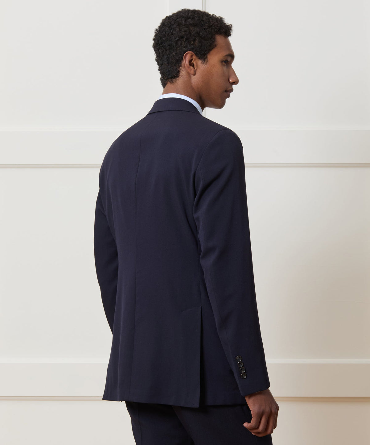 Italian Gabardine Sutton Jacket - Navy