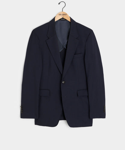 Italian Gabardine Sutton Jacket - Navy