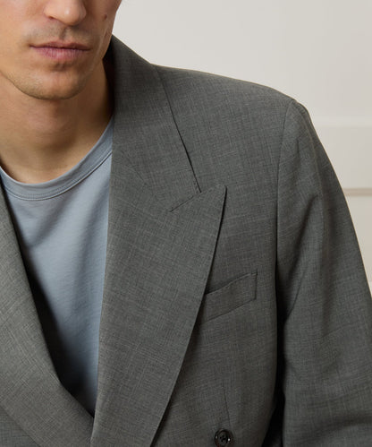 Italian Tropical Wool Wythe Jacket - Grey