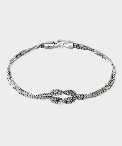 John Hardy Sterling Silver Love Knot Bracelet - Silver