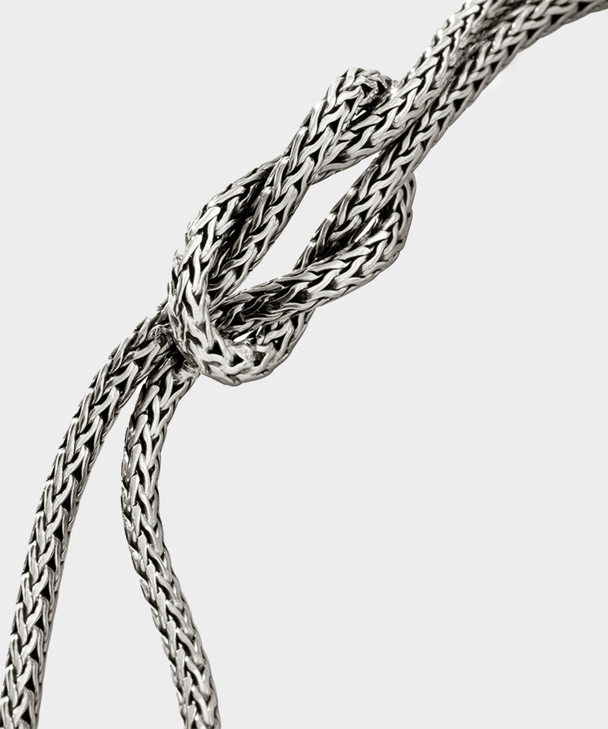 John Hardy Sterling Silver Love Knot Bracelet - Silver