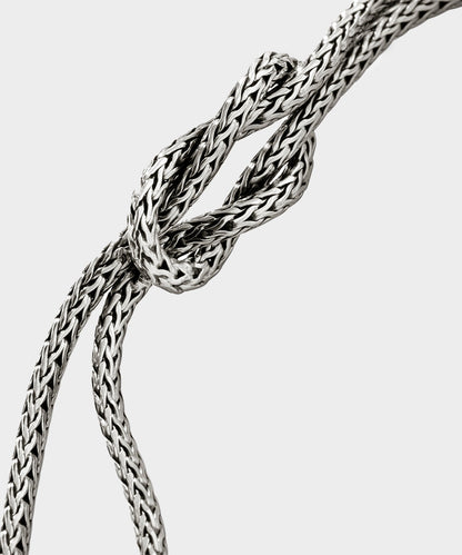 John Hardy Sterling Silver Love Knot Bracelet - Silver
