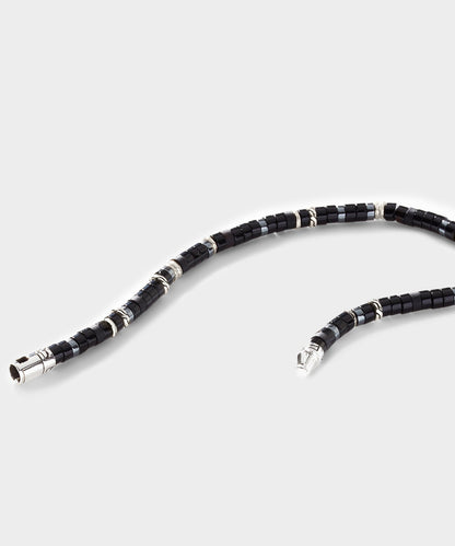John Hardy Sterling Silver Heishi Bracelet - Silver