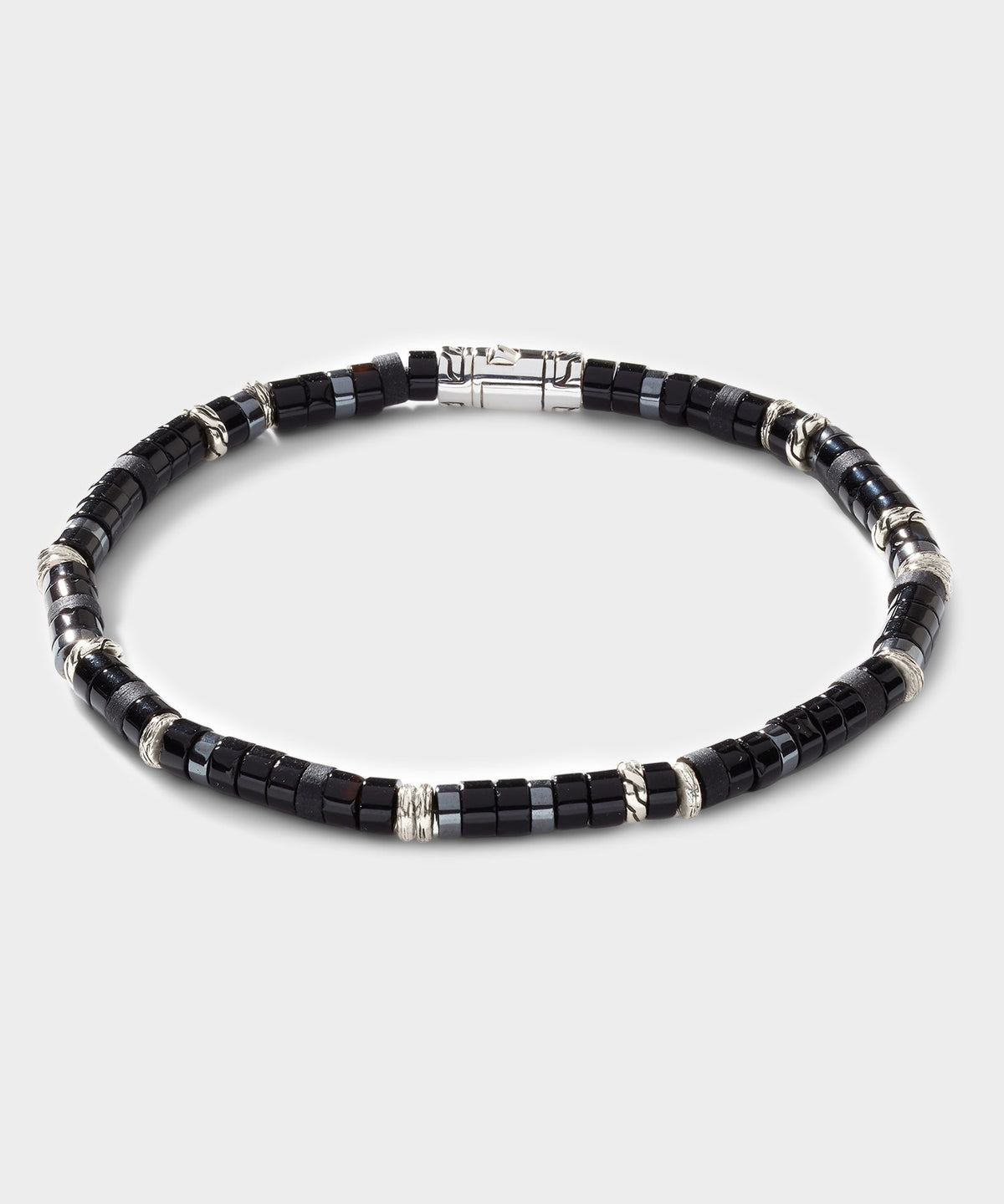 John Hardy Sterling Silver Heishi Bracelet - Silver