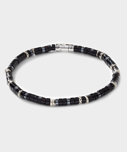 John Hardy Sterling Silver Heishi Bracelet - Silver