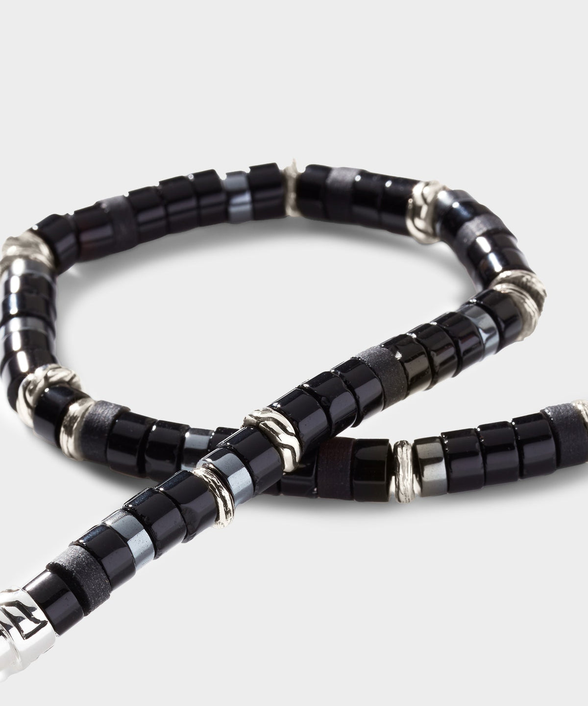 John Hardy Sterling Silver Heishi Bracelet - Silver