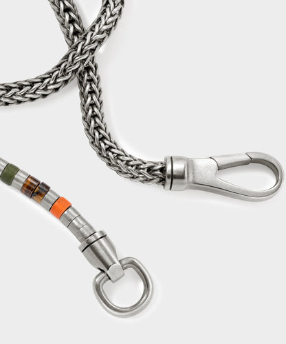 Todd Snyder x John Hardy Heishi Silver Double Wrap Bracelet - Silver