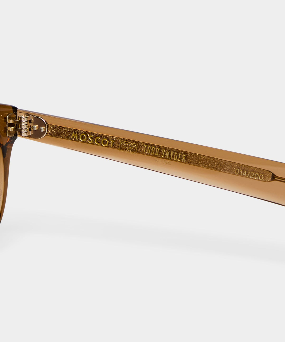 Todd Snyder X Moscot Wythe Sunglasses - Brown