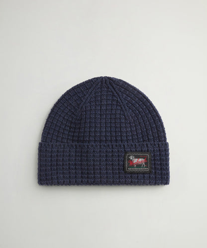 Todd Snyder x Woolrich Wool-Cashmere Waffle Beanie - Turbulence