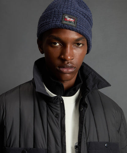 Todd Snyder x Woolrich Wool-Cashmere Waffle Beanie - Turbulence