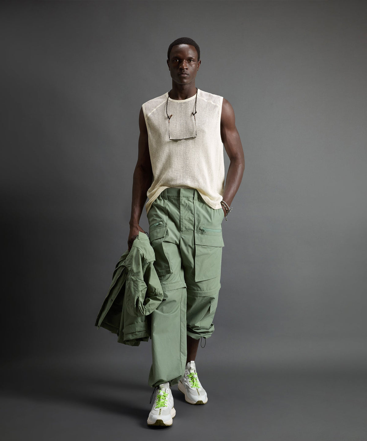 Todd Snyder x Woolrich Zip Pant - Sage
