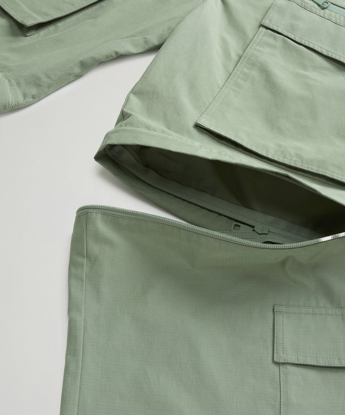 Todd Snyder x Woolrich Zip Pant - Sage