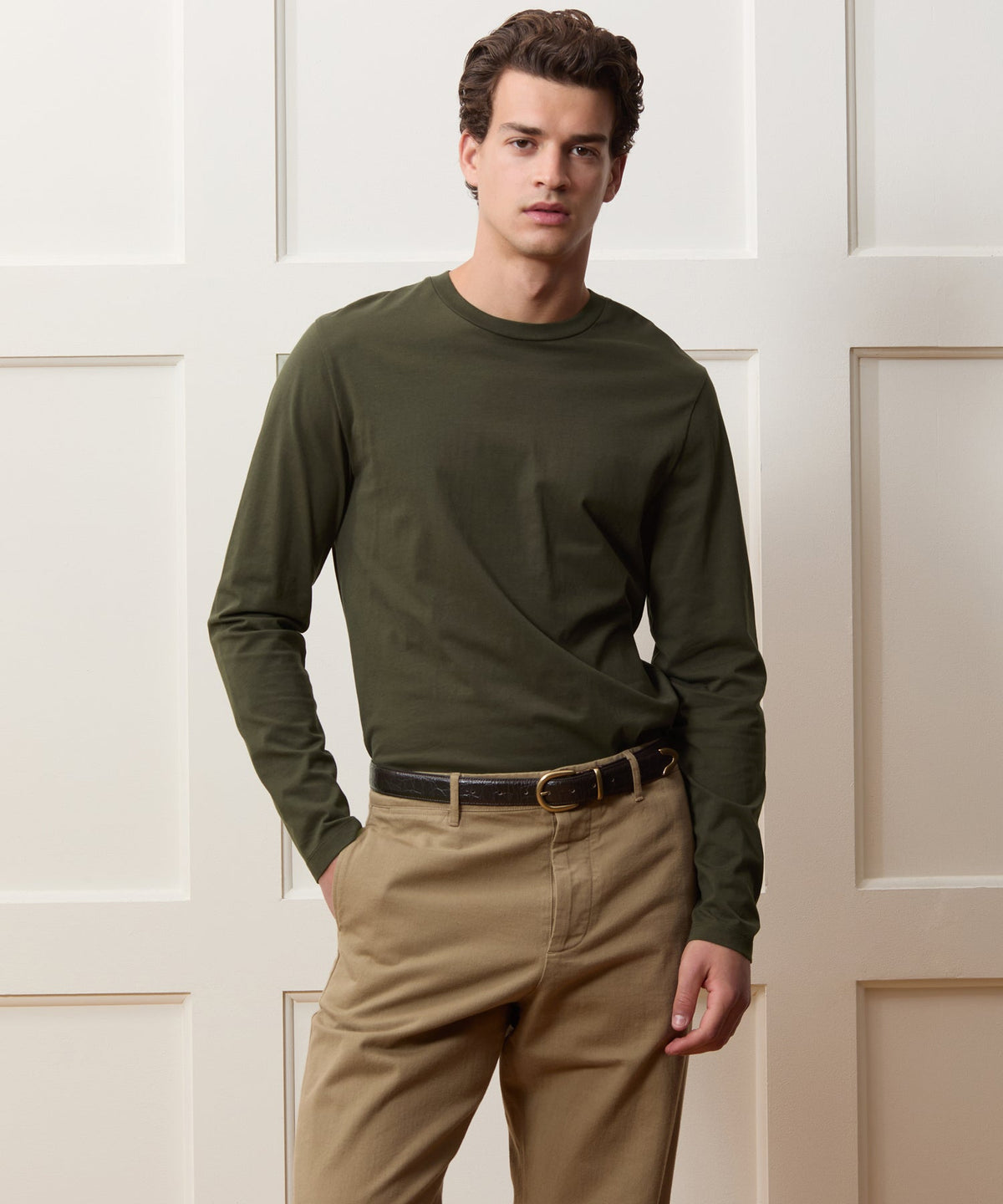 Premium Jersey Tee - Snyder Olive
