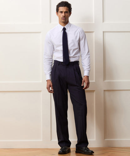 Italian Gabardine Wythe Trouser - Navy